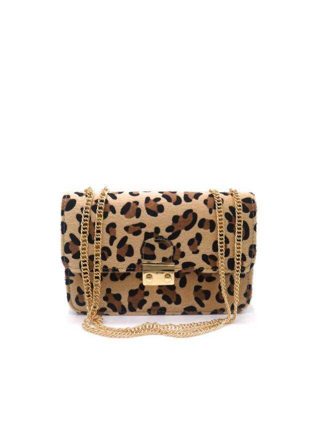 Handtas luipaardprint